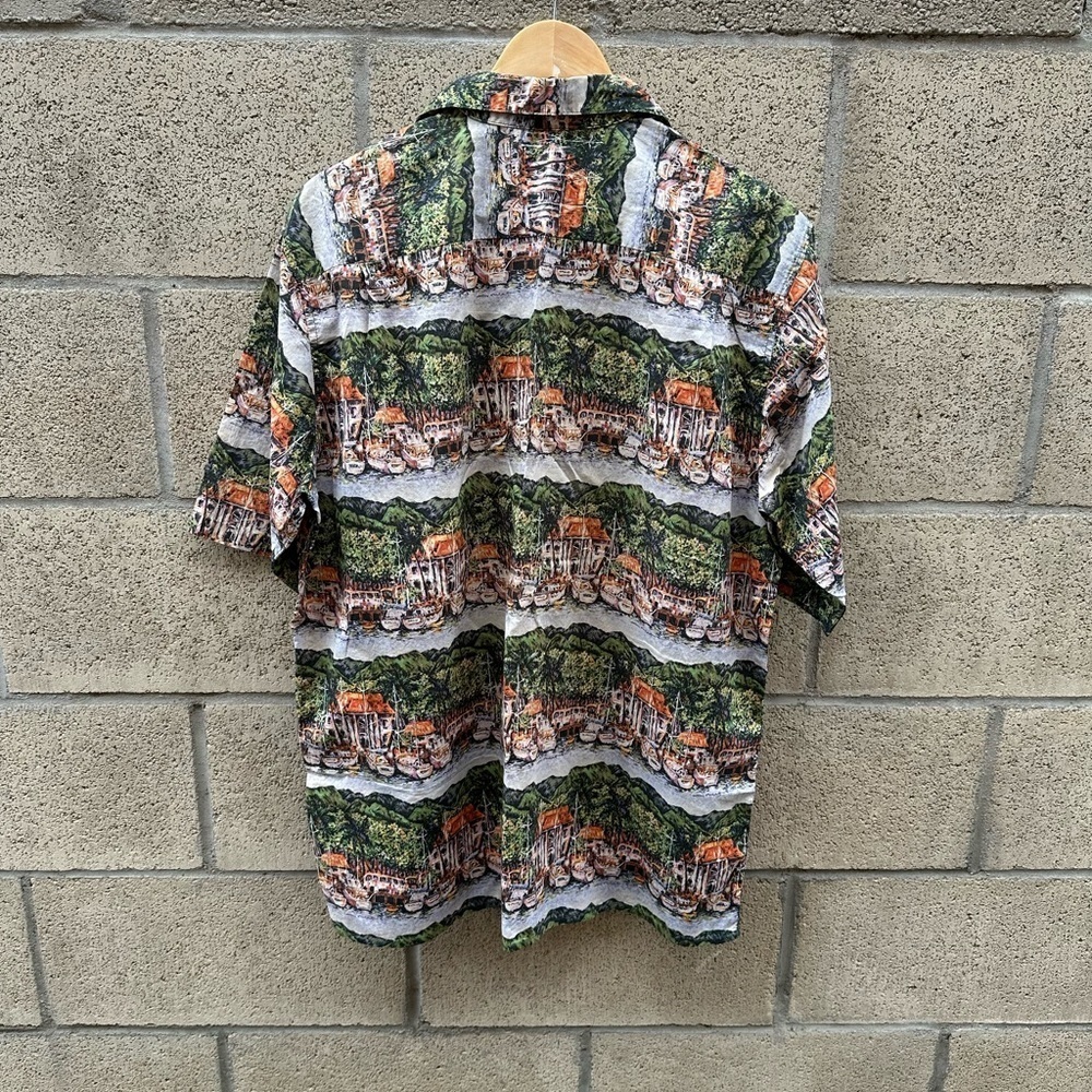 Reyn Spooner Island Harbor Hawaiian Shirt Men's Size L - Picture 3 of 7